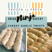 Frozen to Fresh, Cheesy Garlic Twists